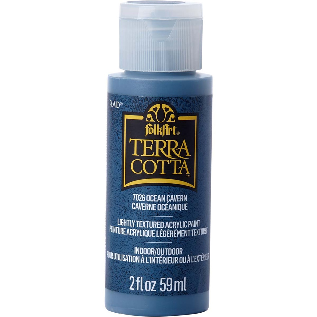 FolkArt TerraCotta Textured Paint - Ocean Cavern (2oz)