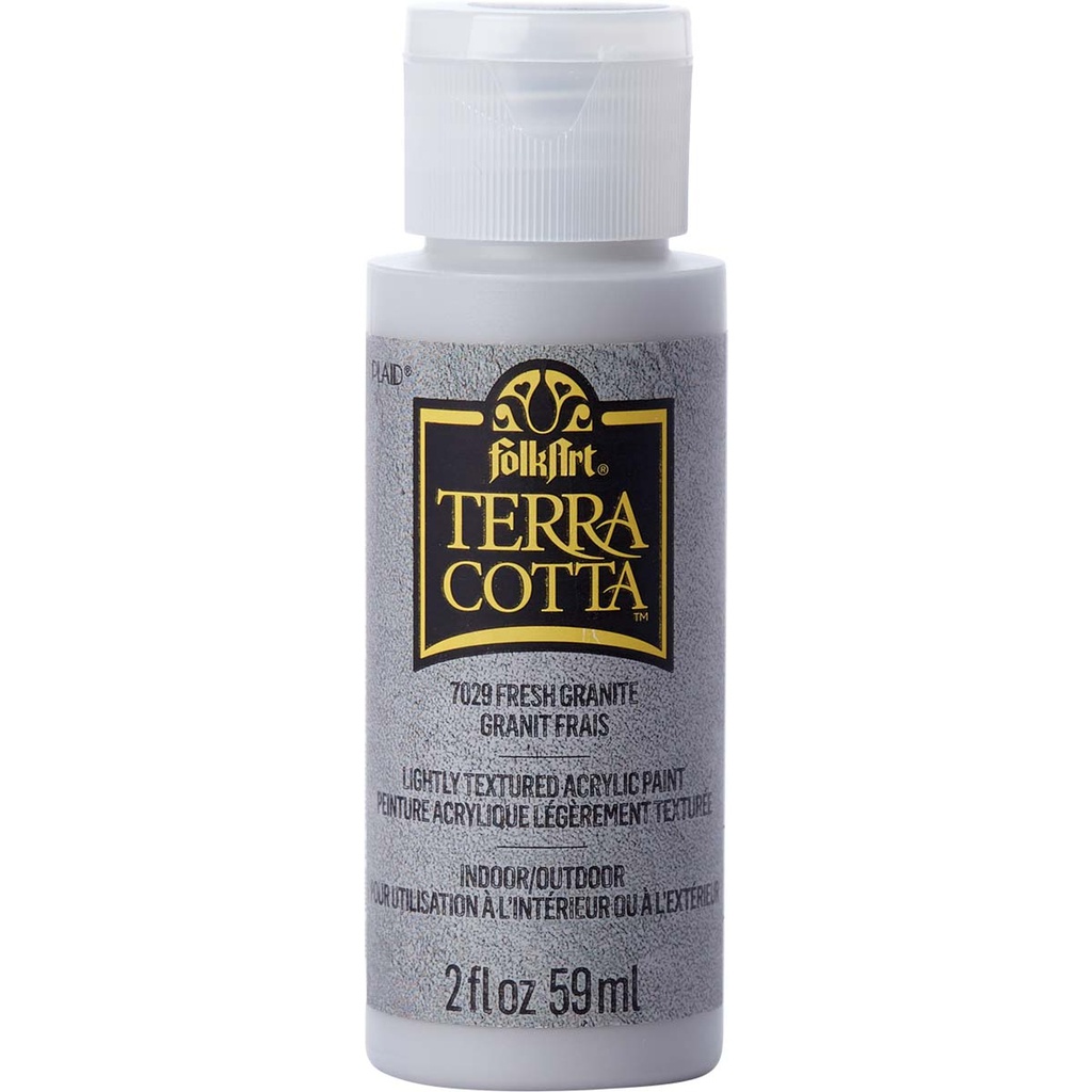 FolkArt TerraCotta Textured Paint - Fresh Granite (2oz)