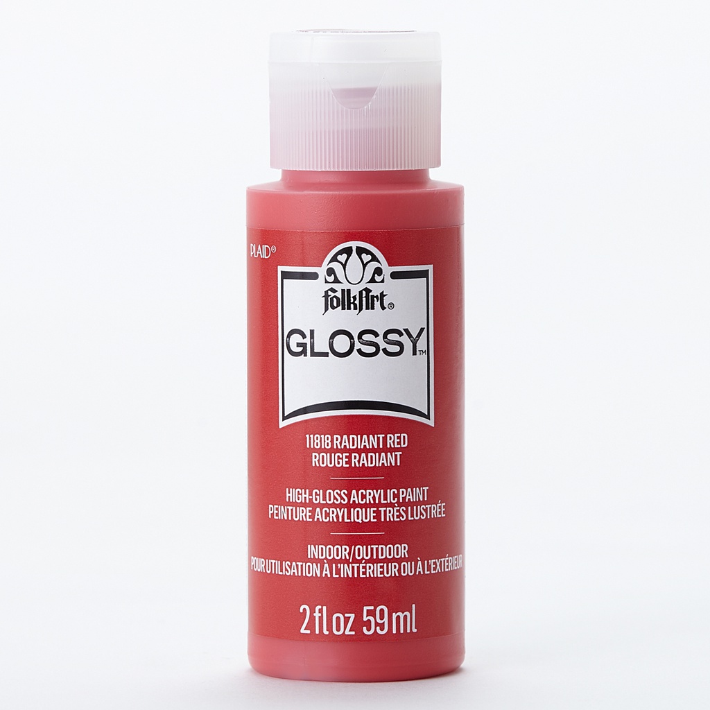 FolkArt Glossy - Radiant Red (2oz)