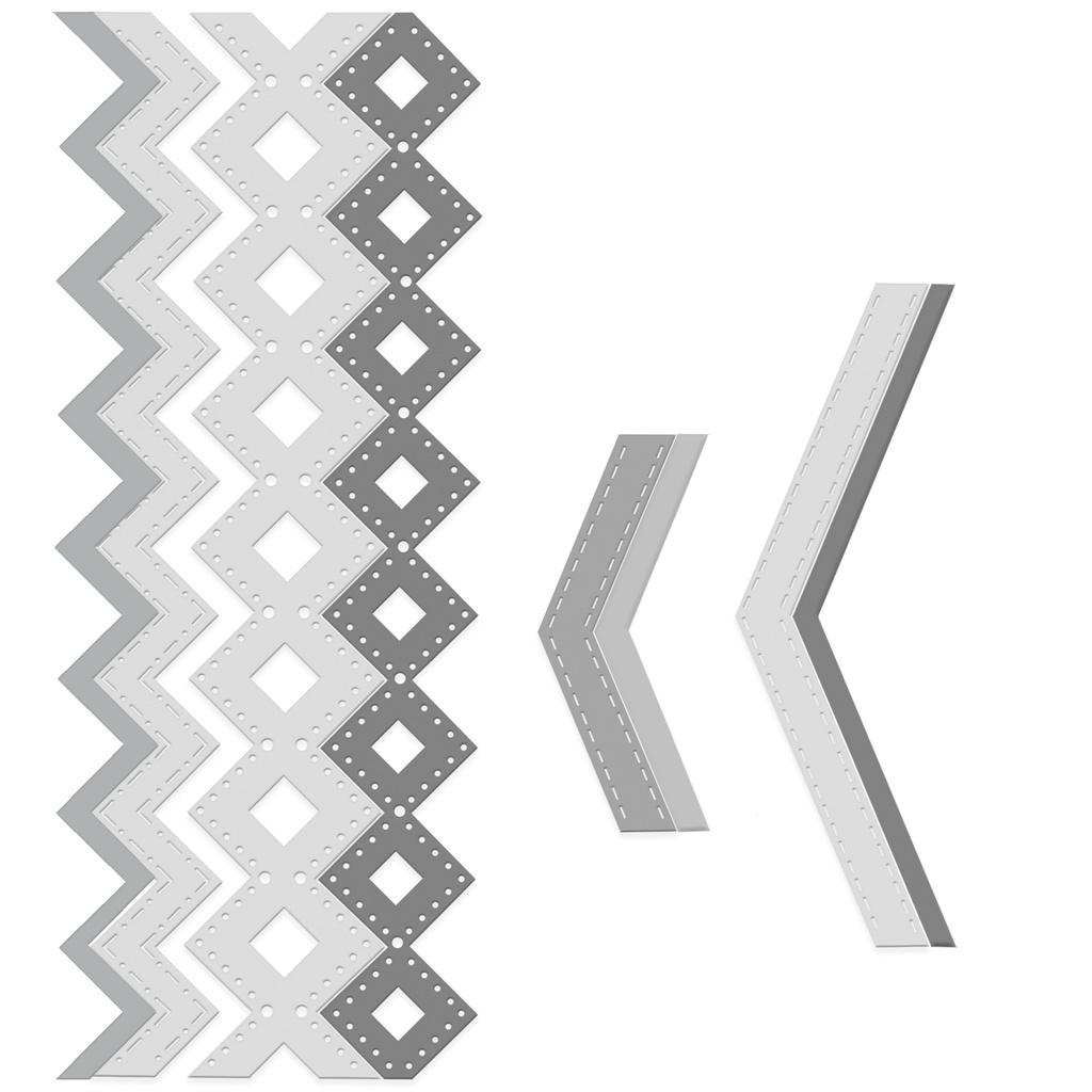 Sweet Dixie Pattern Building Borders die set