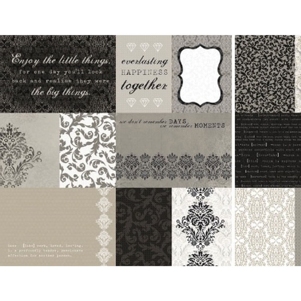 12x12 Scrapbook Paper-Cufflinks