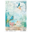 Ciao Bella Paper - Falling In Love A4 Rice Paper (Single Sheet)