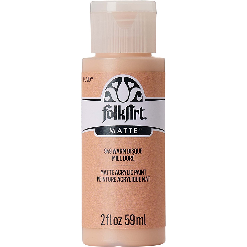 FolkArt Acrylic Paint - Warm Bisque (2oz)