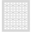 Sweet Dixie Snowflake Background die set