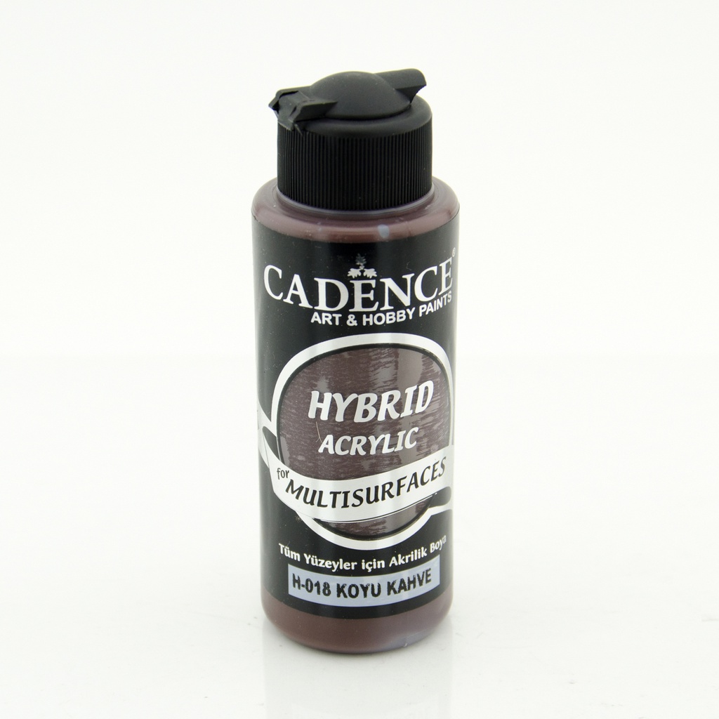 Cadence Hybrid Acrylic Paint - Dark Brown (120ml)