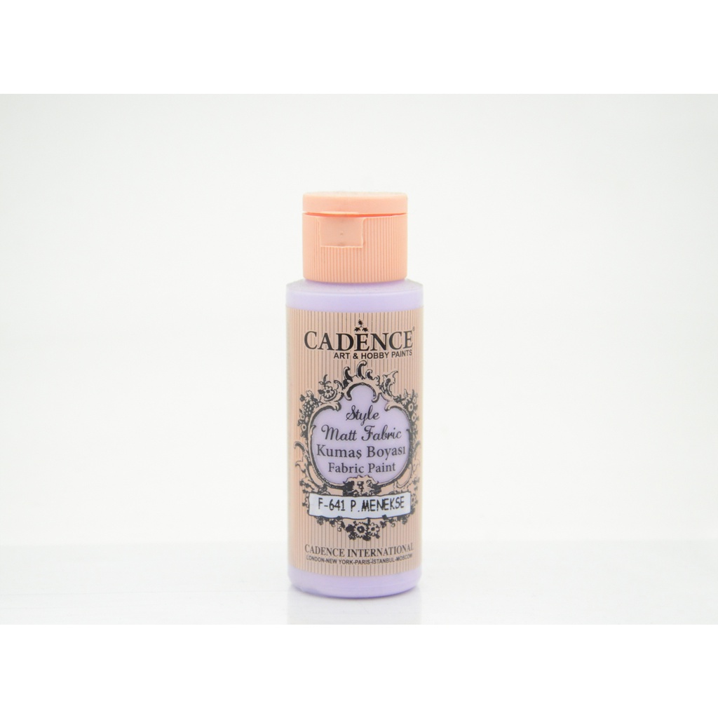 Cadence Style Matt Fabric Paint - Violet (59ml)
