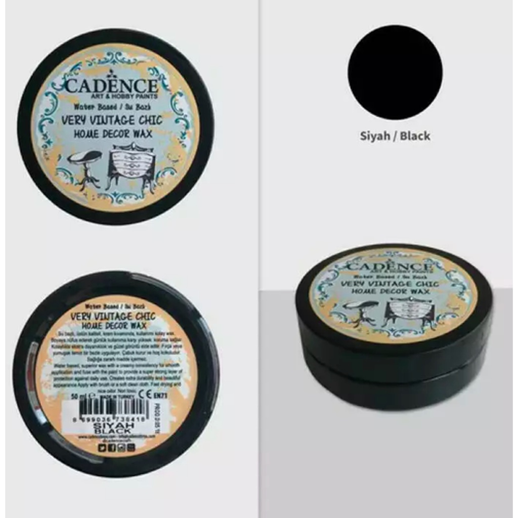 Cadence Very Vintage Chic Home Decor Wax - Black  (50 ml )