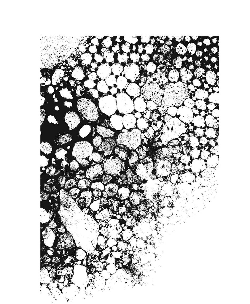 Tim Holtz - Stampers Anonymous Cling Stamps - Bubbles with Gridblock