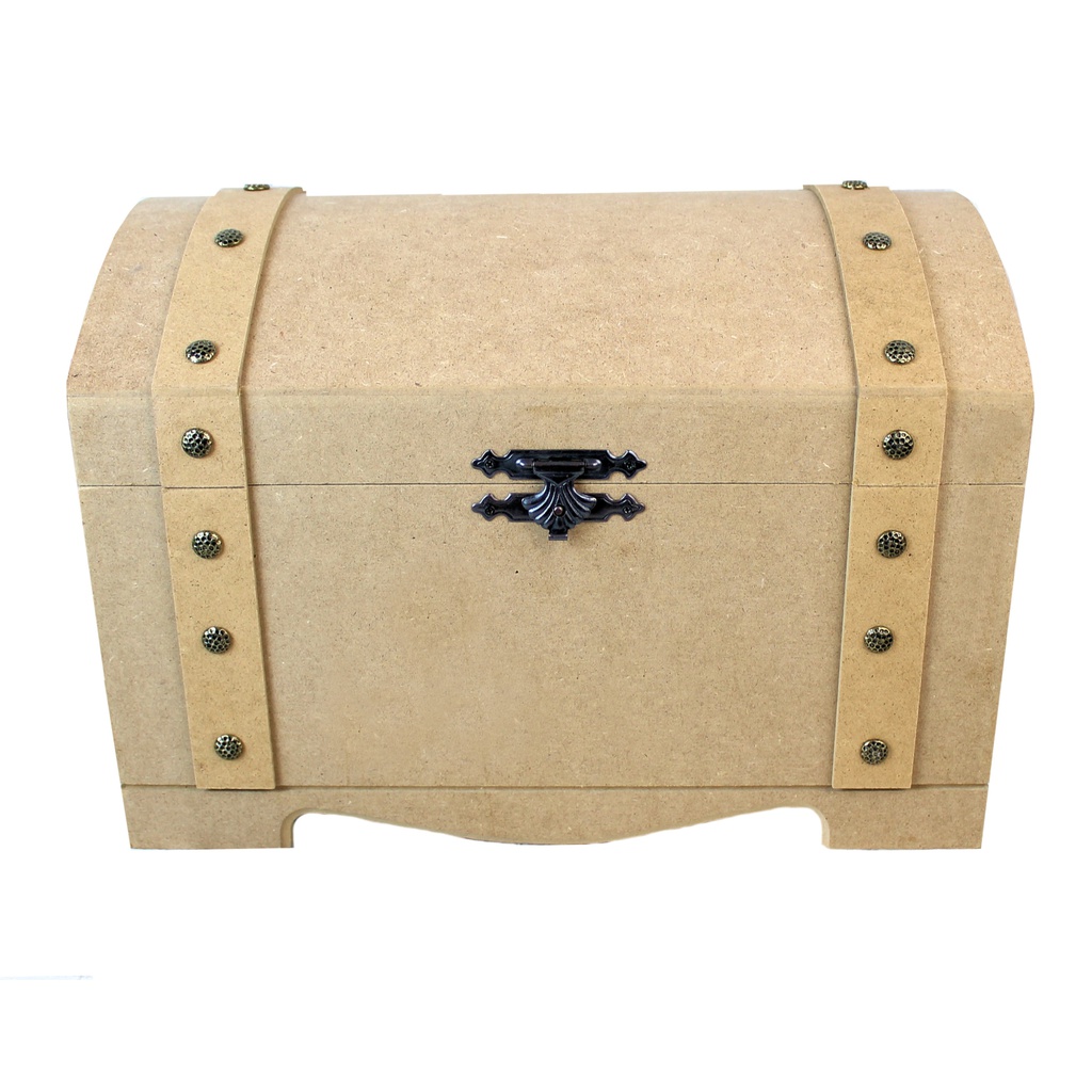 MDF Chest with hinged lid & handles (34.5x22x25cm)