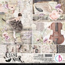 Ciao Bella Paper - Cygne Noir (Black Swan) Paper Pad (8"x8")