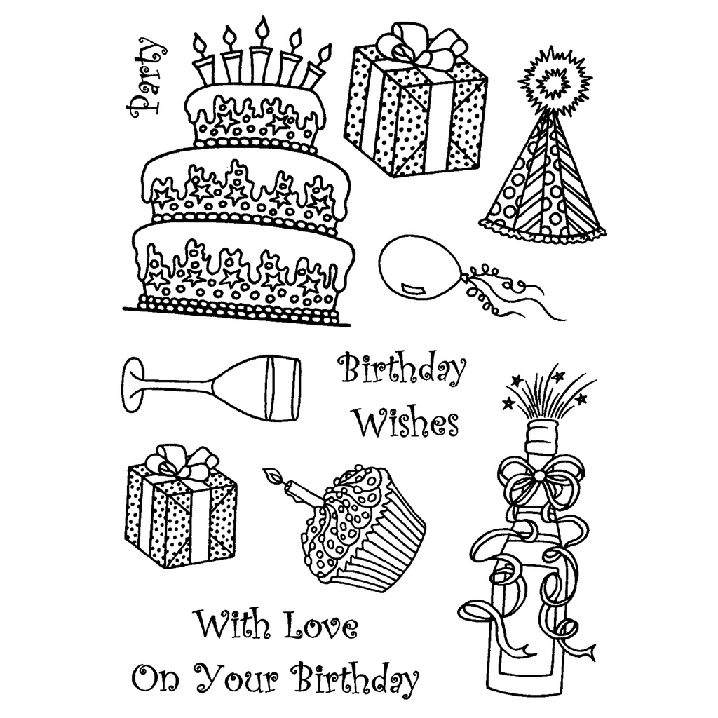 Sweet Dixie Birthday Wishes  stamp set