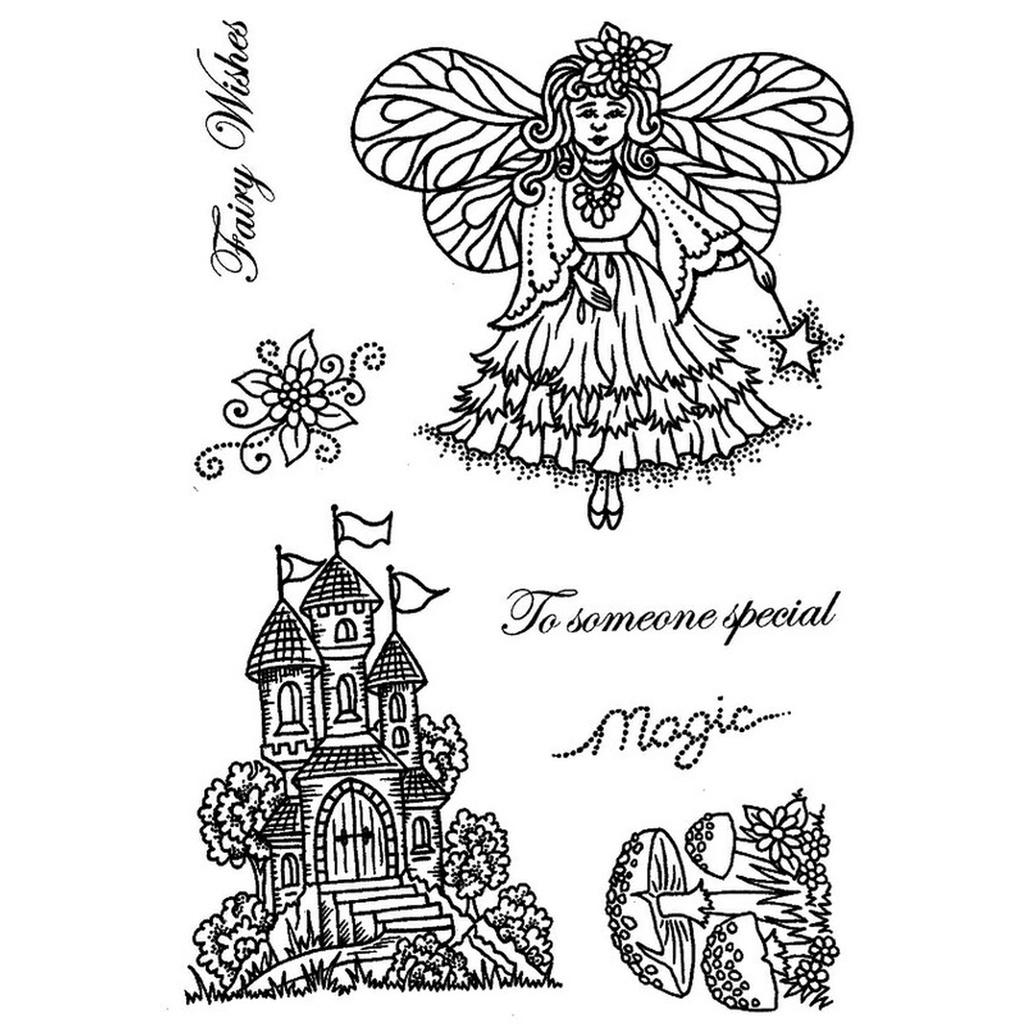 Sweet Dixie Fantasy stamp set              