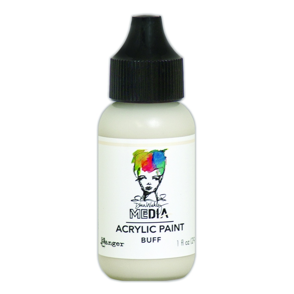 Dina Wakley MEdia Acrylic Paint - Buff (1oz)            