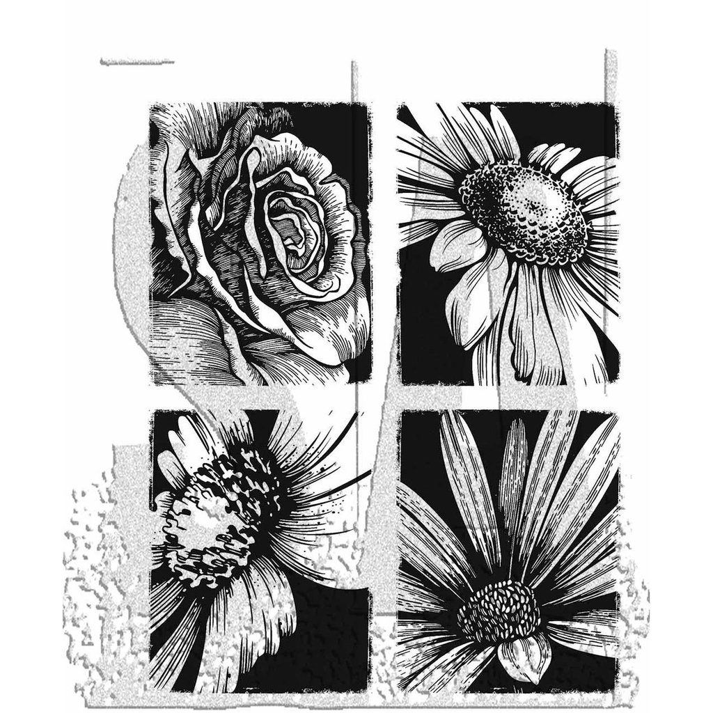 Tim Holtz - Stampers Anonymous Cling Stamps - Bold Botanicals