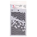 Ciao Bella Paper - Four Points 5"x8" stencil