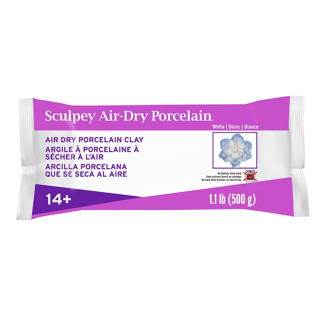 Sculpey Air Dry Porcelain Clay 1.1 lb(500g)