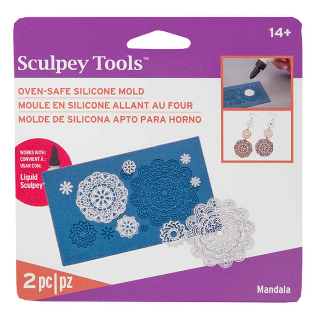 Sculpey Silicone Oven Safe Mold - Mandala