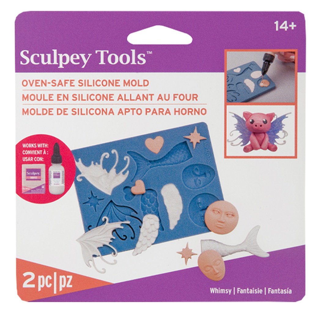 Sculpey Silicone Oven Safe Mold - Whimsy