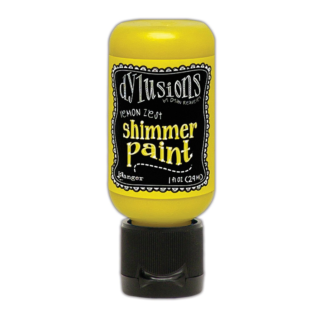 Dylusions Shimmer Paint - Lemon Zest (1oz)