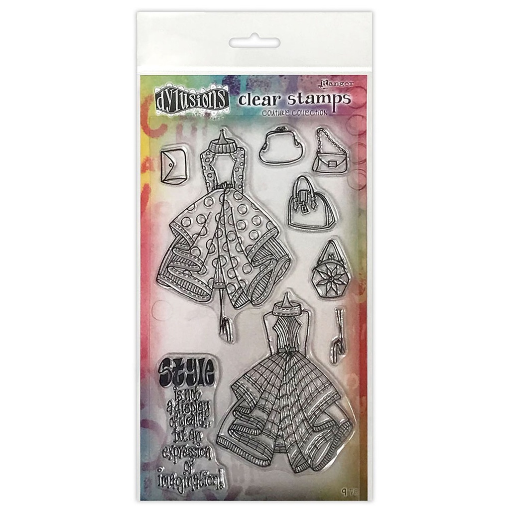 Dylusions Couture Stamp Sets - Ladies Who Lunch (Duo)