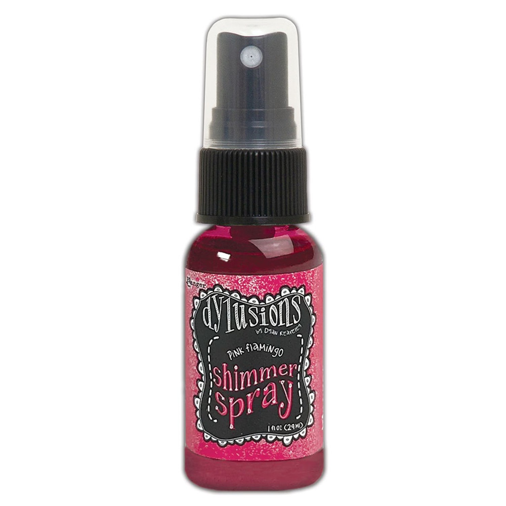Dylusions Shimmer Spray - Pink Flamingo
