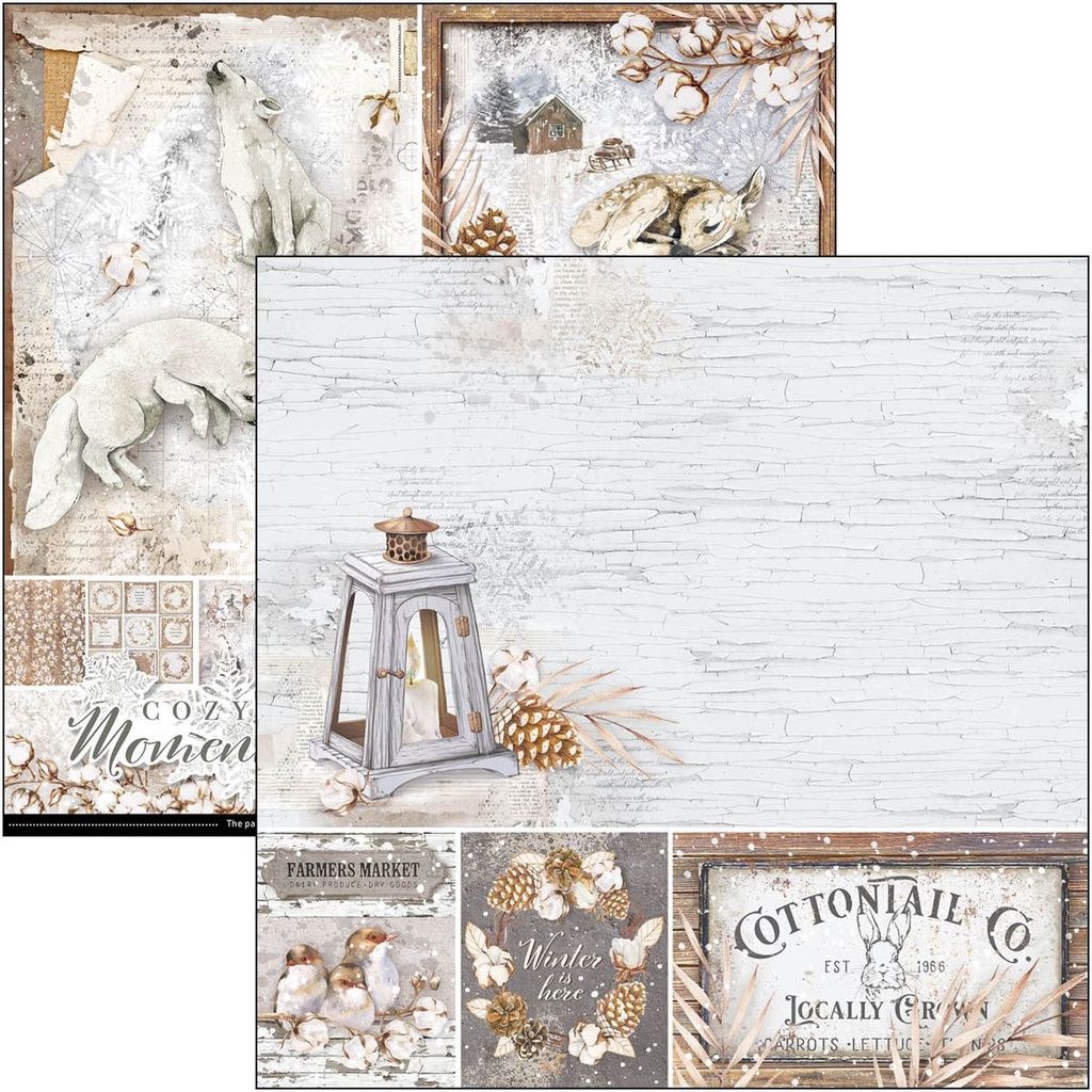 Ciao Bella Paper - Cozy Moments Paper Pad (8"x8")