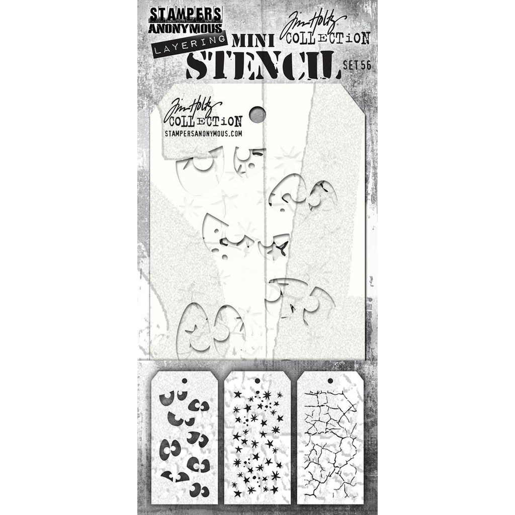 Tim Holtz Mini Layering Stencil Set #56