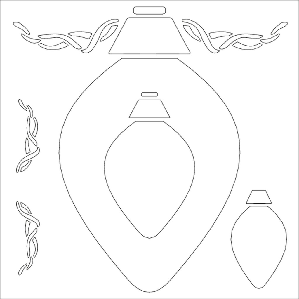 Vintage Bulb - MajeMask Stencil