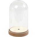 Creativ – Display Bell – Large with Wooden Base