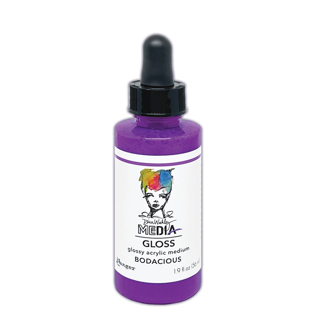 Dina Wakley MEdia Gloss Acrylic Paint - Bodacious