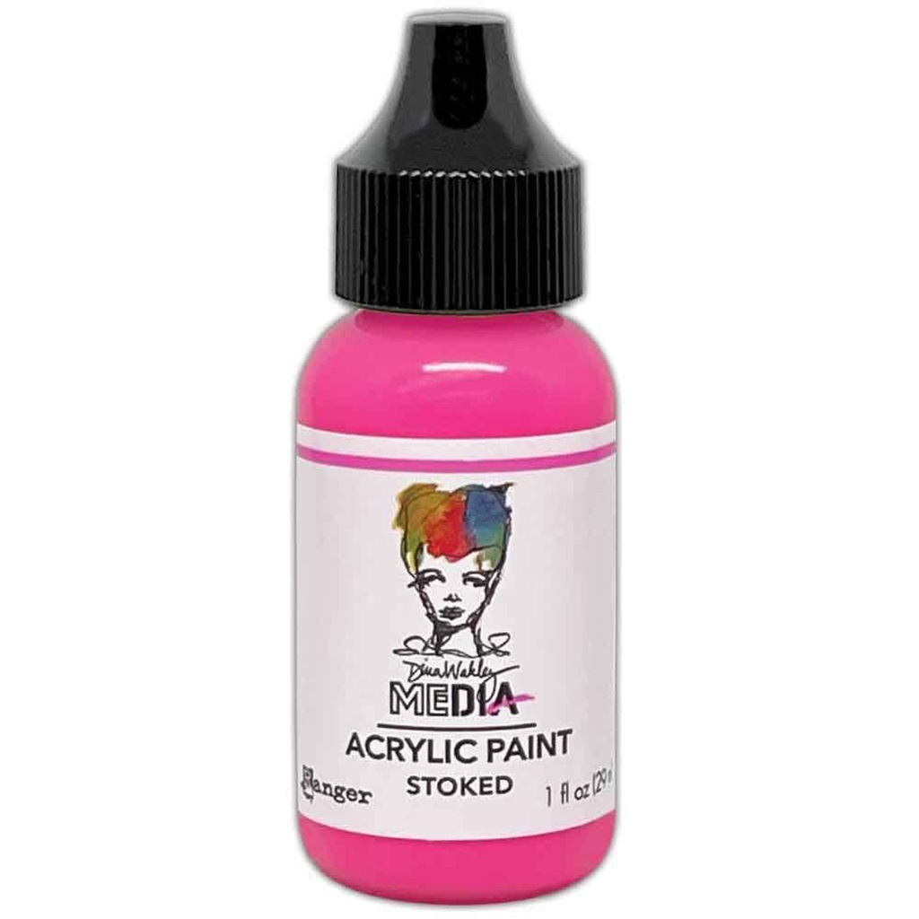 Dina Wakley Media Neon Paints - Stoked (1oz)