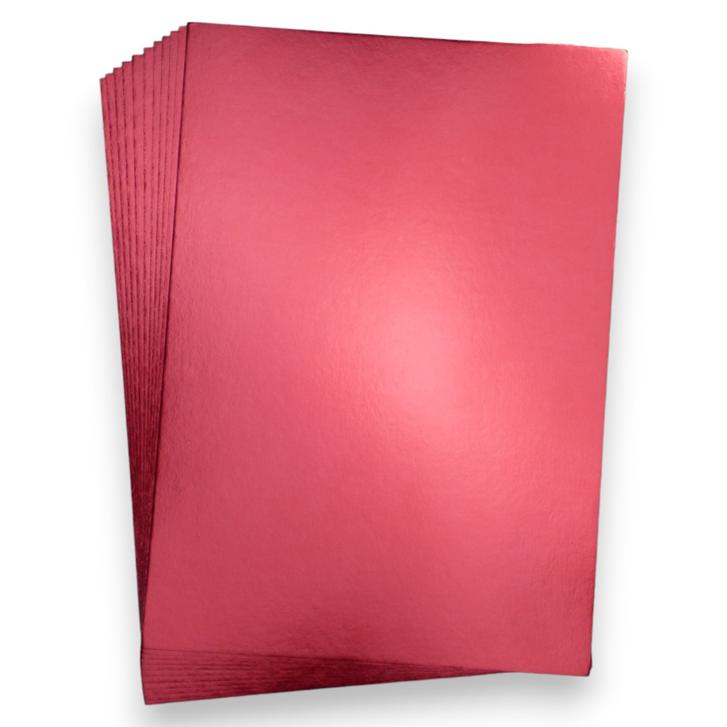 Personal Impressions Metallic Red A4 Card (250gsm x 10)