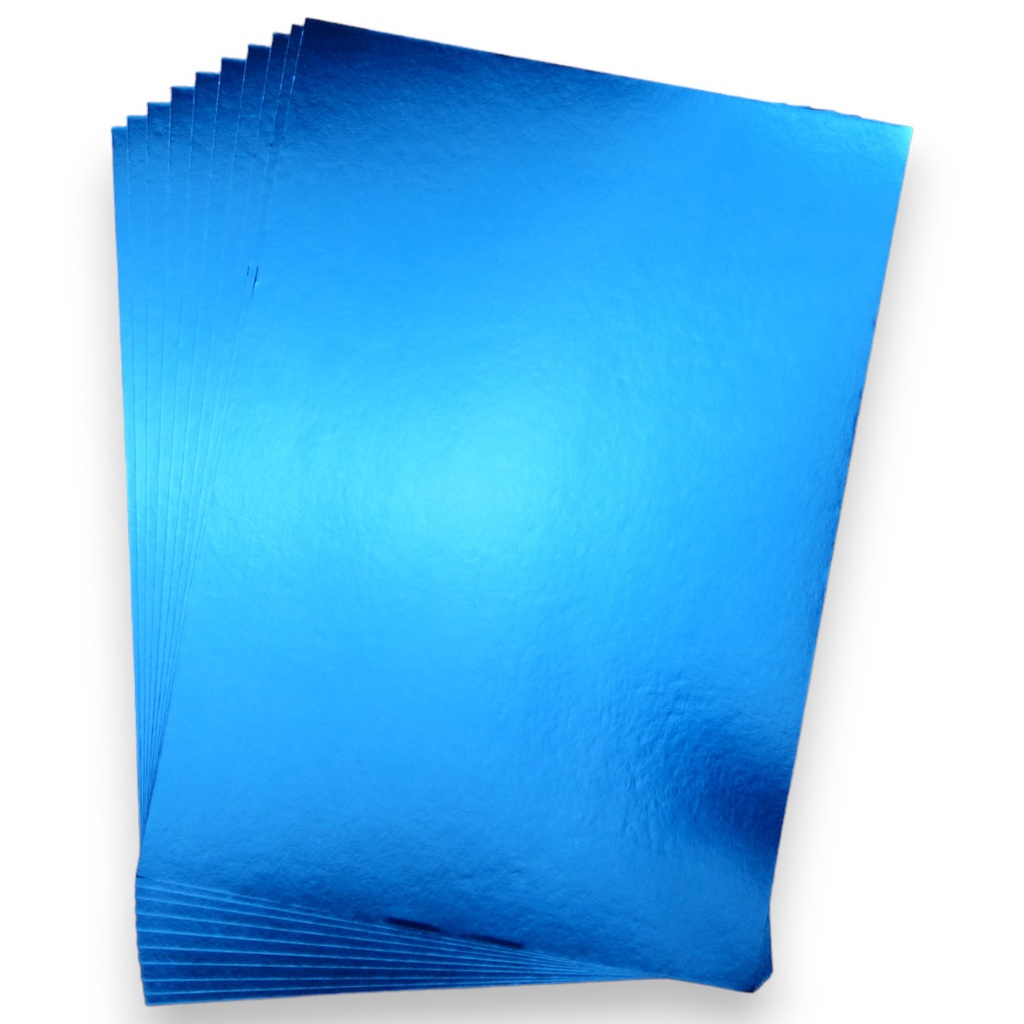 Metallic Blue A4 Card (270gsm x10)