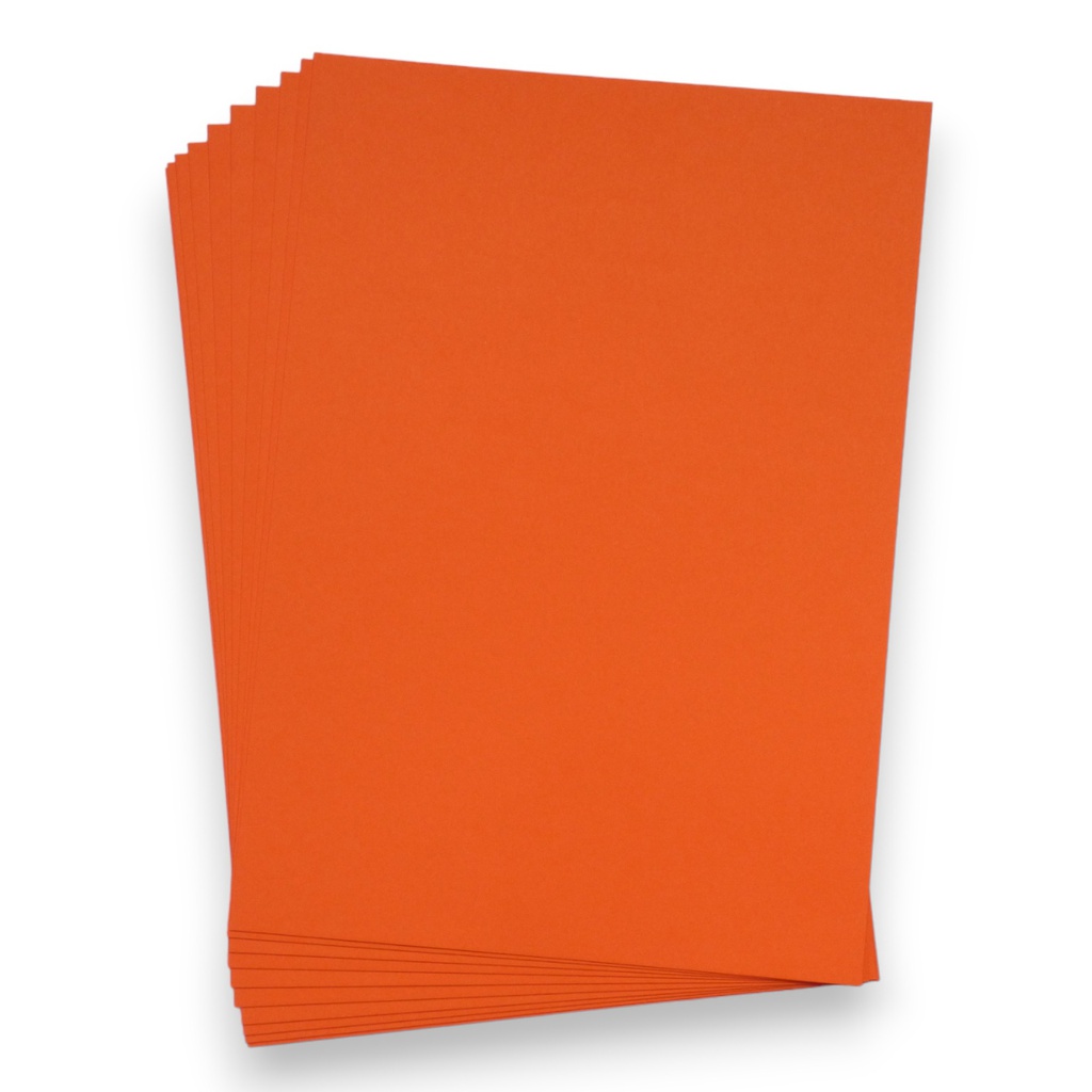 Fantastic Orange A4 Cardstock (250gsm x10)