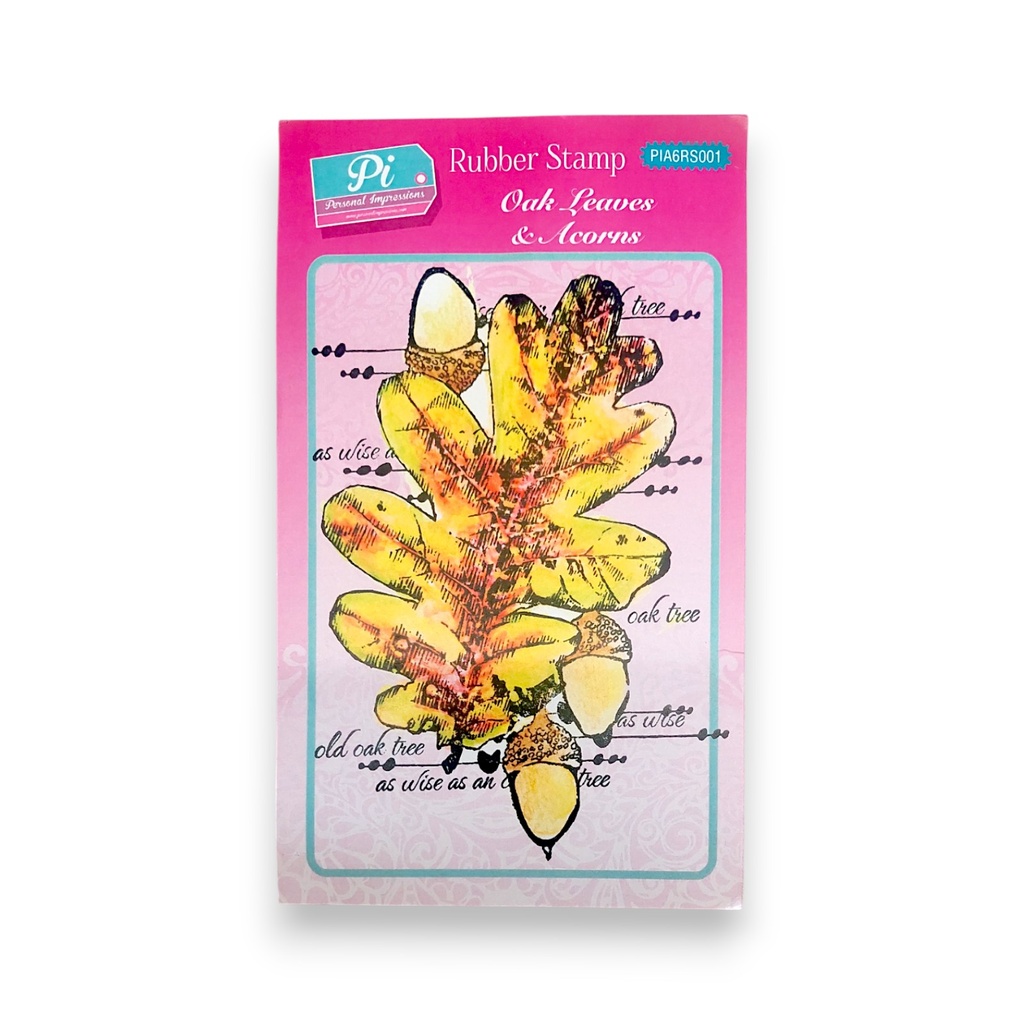 Personal Impressions Oak Leaves & Acorns stamp set