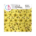 Ciao Bella Paper - Sparkling Christmas Deluxe Gold Paper (6"x6")