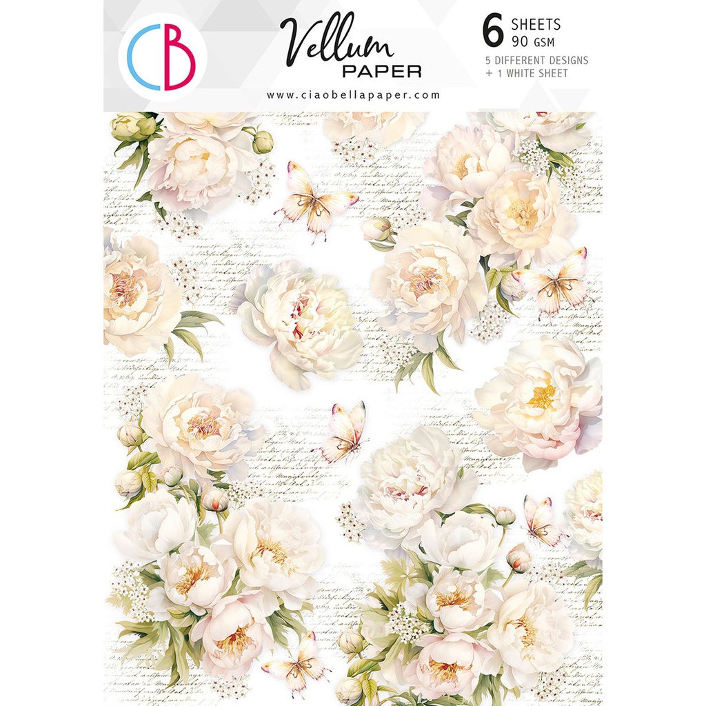 Ciao Bella Paper - Always & Forever A4 Vellum