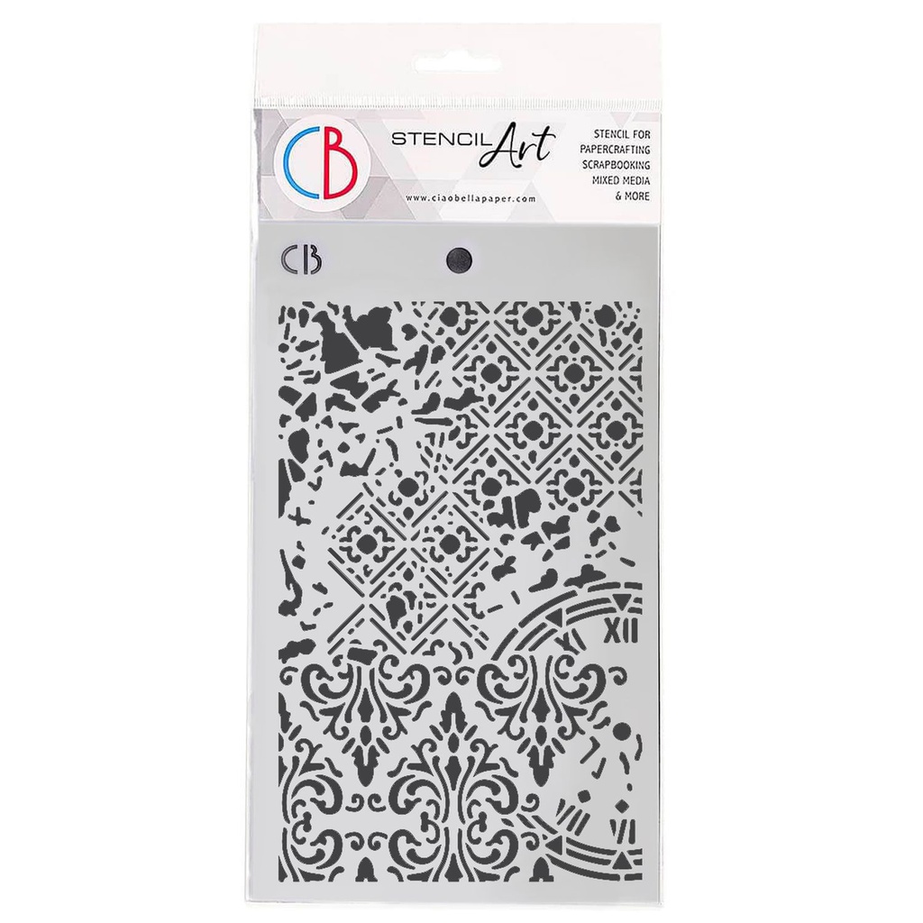 Ciao Bella Texture Stencil 5" x 8" - Infinite illusions