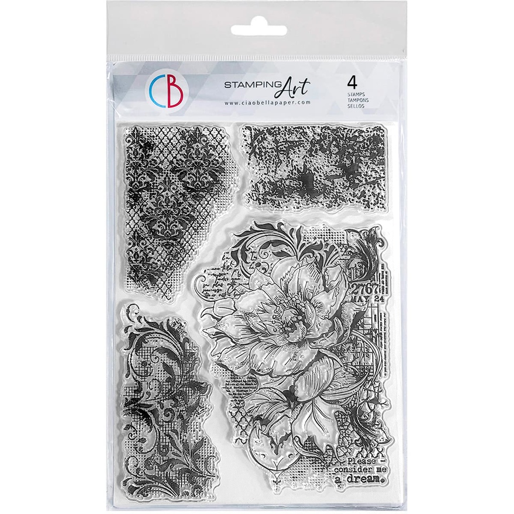 Ciao Bella Paper - Moonlit 6"x8" stamp set