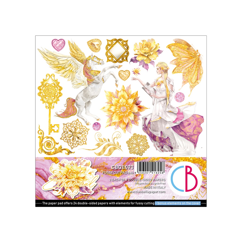 Ciao Bella Paper - Ethereal - 6"x6" Fussy Cut Pad