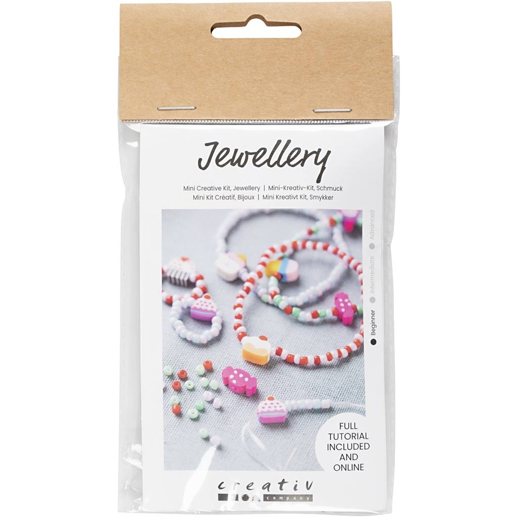 Creativ - Jewellery Mini Craft Kit - Elastic Bracelet & Ring