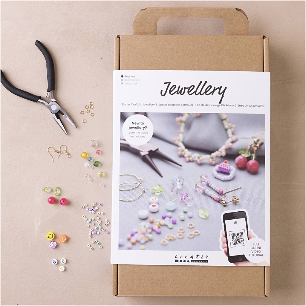 Creativ - Jewellery Starter Craft Kit - Vibrant Colours
