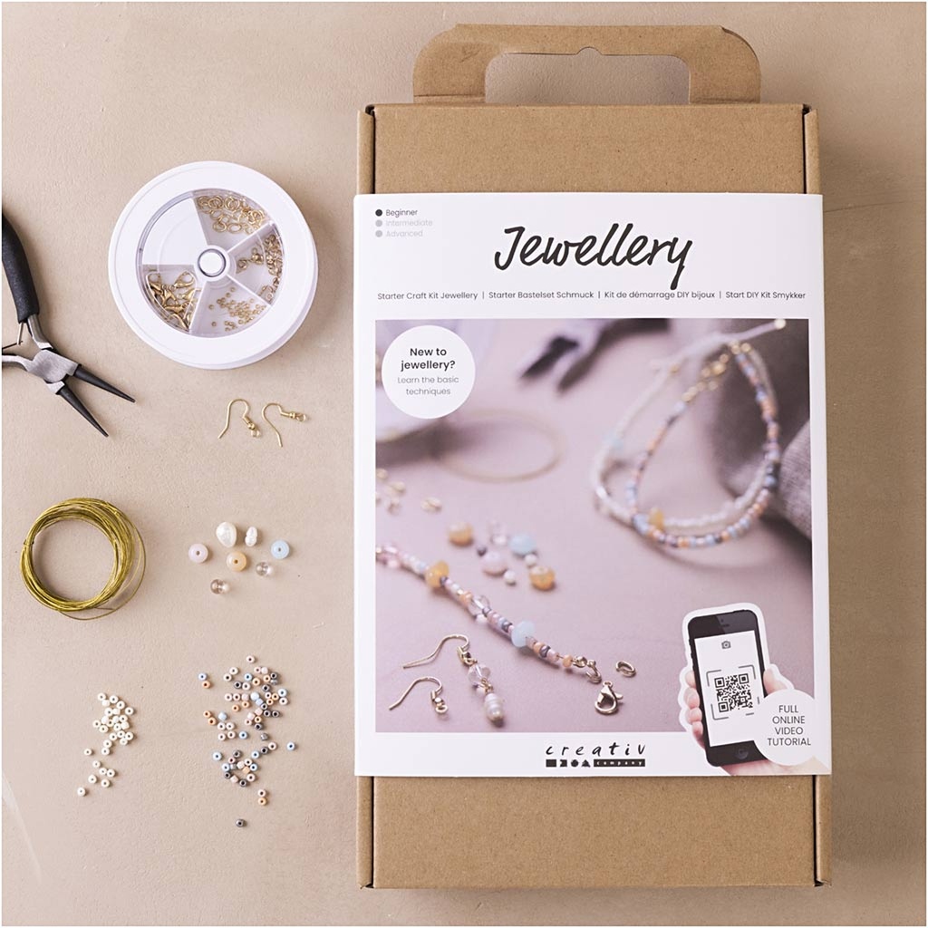 Creativ - Jewellery Starter Craft Kit - Classic Beads