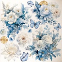 Ciao Bella Paper - Midnight Spell Deluxe Pearl Paper (6"x6")