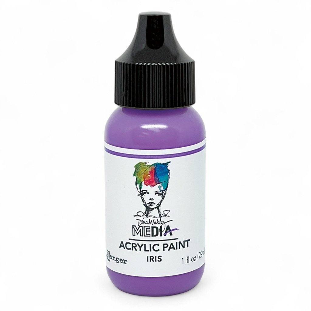 Dina Wakley Media Acrylic Paints - Iris (1oz)