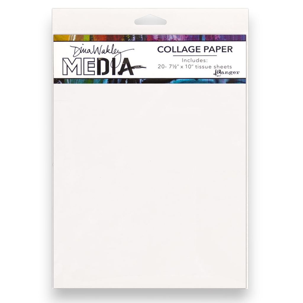 Dina Wakley MEdia Collage Paper - Blank