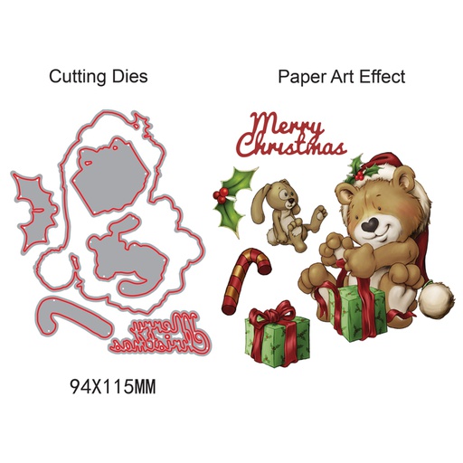 Match It Christmas Bears Die Set- Gifts