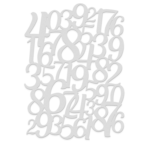 Sweet Dixie Numbers Background die set
