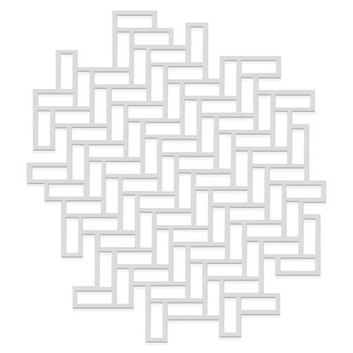 Sweet Dixie Interlocking Blocks Background die set