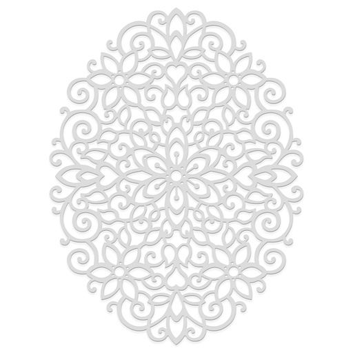 Sweet Dixie Floral Filigree Oval die set